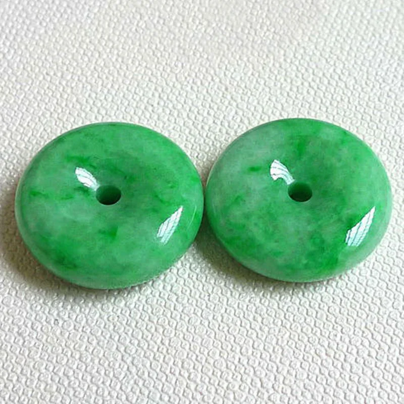 Natural Black Ink Jade Hand Carved Safety Buckle Pendant Fashion Jewelry Men's and Women's Black Necklace Gift Accessories