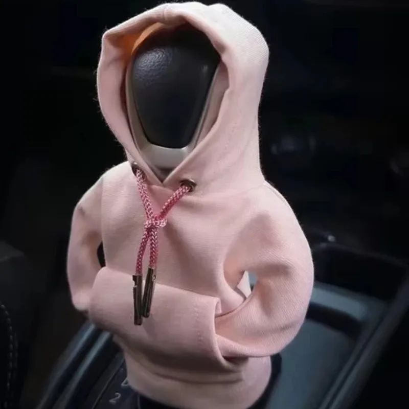 Auto Gear Shift Hoodie Cover Shift Cover Gear Handle Decoration Fits Manual Automatic Universal Car Shift Lever Interior Decor