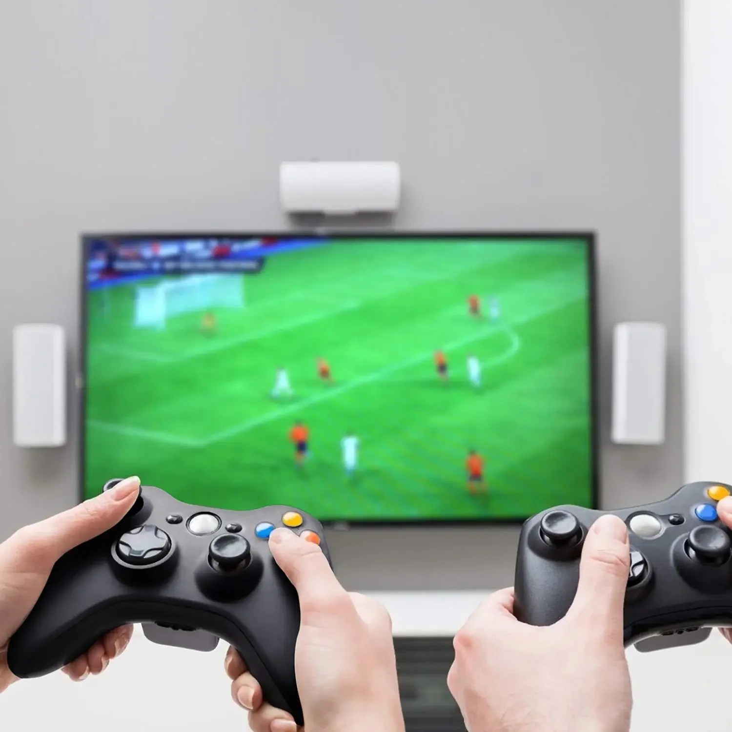 Wireless For 360/Slim/Elite/PC Video Game Gamepad 6-axis Joystick Dual Vibration Xbox 360 Controller_voghion.com