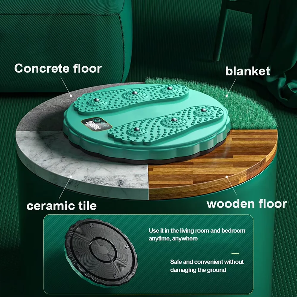 LCD Electronic Anti Slip Torque Wheel Torque Training Board with Base Silent Anti Slip Professional Fitness Bodybuilding Tool