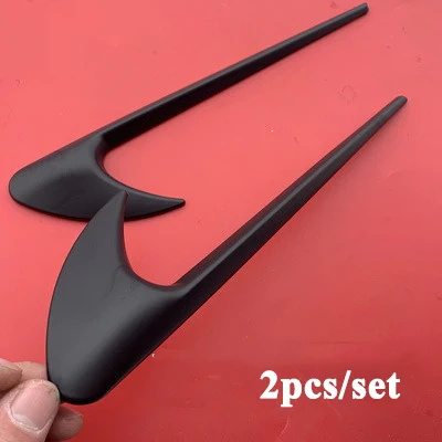 2Pcs 3d ABS V8 Biturbo 4matic Logo Letters Car Fender Trim Emblem Badge Sticker For C63S E63S GLC Accessories