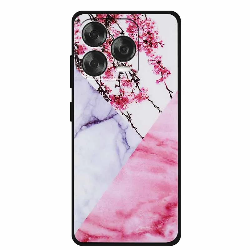 Marble Pattern Soft Silicone TPU Phone Case - Elegant Protective Back Shell Cover
