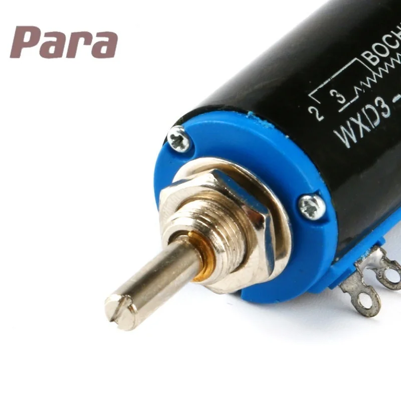 WXD3-13-2W 1K 2.2K 4.7K 5.6K 10K 22K 47K 220R 470R 220 470 ohm WXD3 WXD3-13 2W Wirewound Multi-Turn Potentiometer Rotary Switch multiturn potentiometer electronic components