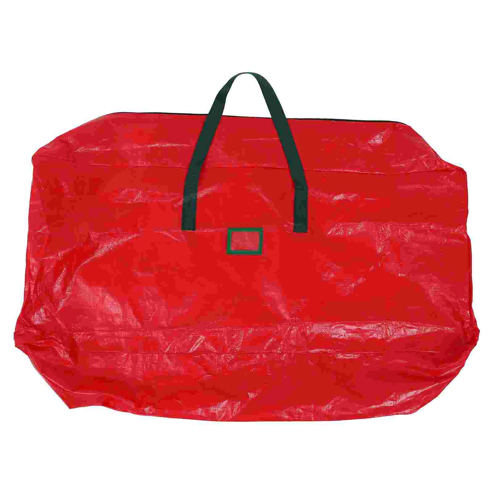 

Storage Bag Bags Household Water Proof Christmas Tree Container Polyethylene Zipper Xmas