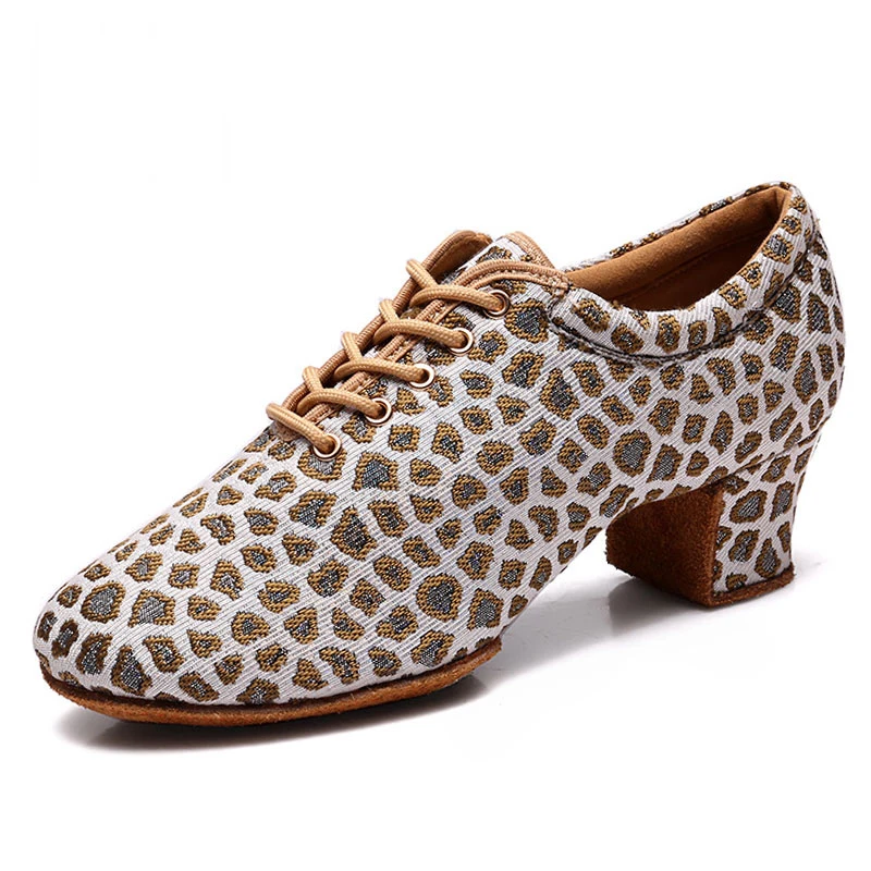 JazzShoesFemaleLatinSalsaDancingShoeAnkleBootsWomanDance