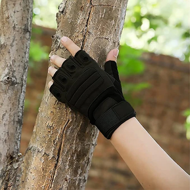 Comprar Guantes tácticos para hombre, guantes militares de dedo completo  para caza, senderismo, guantes militares para adiestramiento al aire libre,  guantes protectores