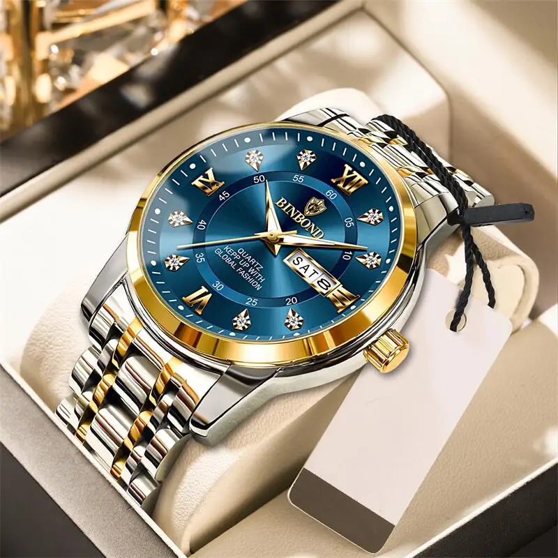 Luxury Watches Men's Watches Under $100 Custom Watch Men Best Wholesalers  Luxury Stainless Steel For Man