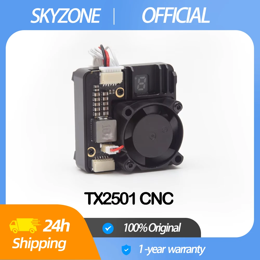 SKYZONE TX2501 5.8GHz 6.2G 2.5W 고출력 56채널 VTX 비디오 송신기 CNC 쉘 포함 RC FPV 장거리 ..