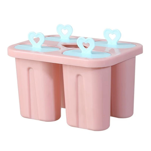 Silicone Ice Cream Mould Block 6 Cavity Frozen Molds Icy Pole Jelly Popsicle  DIY Popsicle Ice Cream Mold Set Popsicle Molds - AliExpress