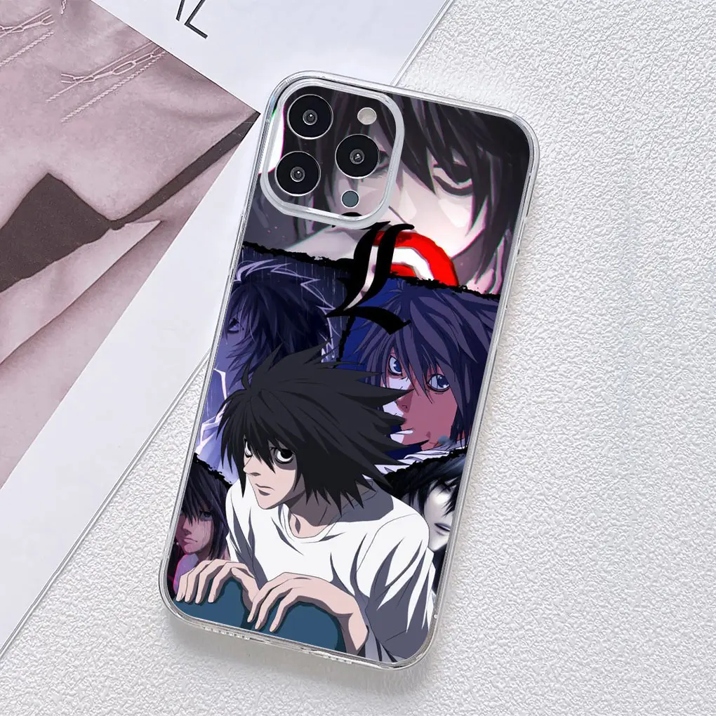Ryuk Kira Rem Misa Death Note L Cover Phone Case