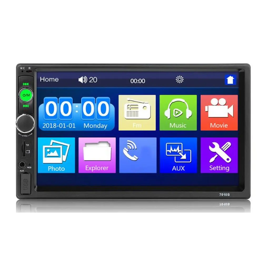 

Car Radio 7" HD Touch Autoradio Multimedia Player 12V Auto audio Car Stereo MP5 Player Bluetooth-compatible USB TF FM Camera