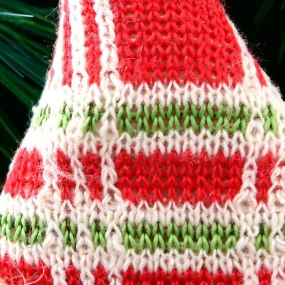 Party Supplies Christmas Tree Pendant Clothing Glove Xmas Sock Hanging Ornament Grid Christmas Decorations Holiday Gift