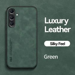 Leather Shockproof Phone Case - Durable and Stylish Protection for A33 5G (Green)