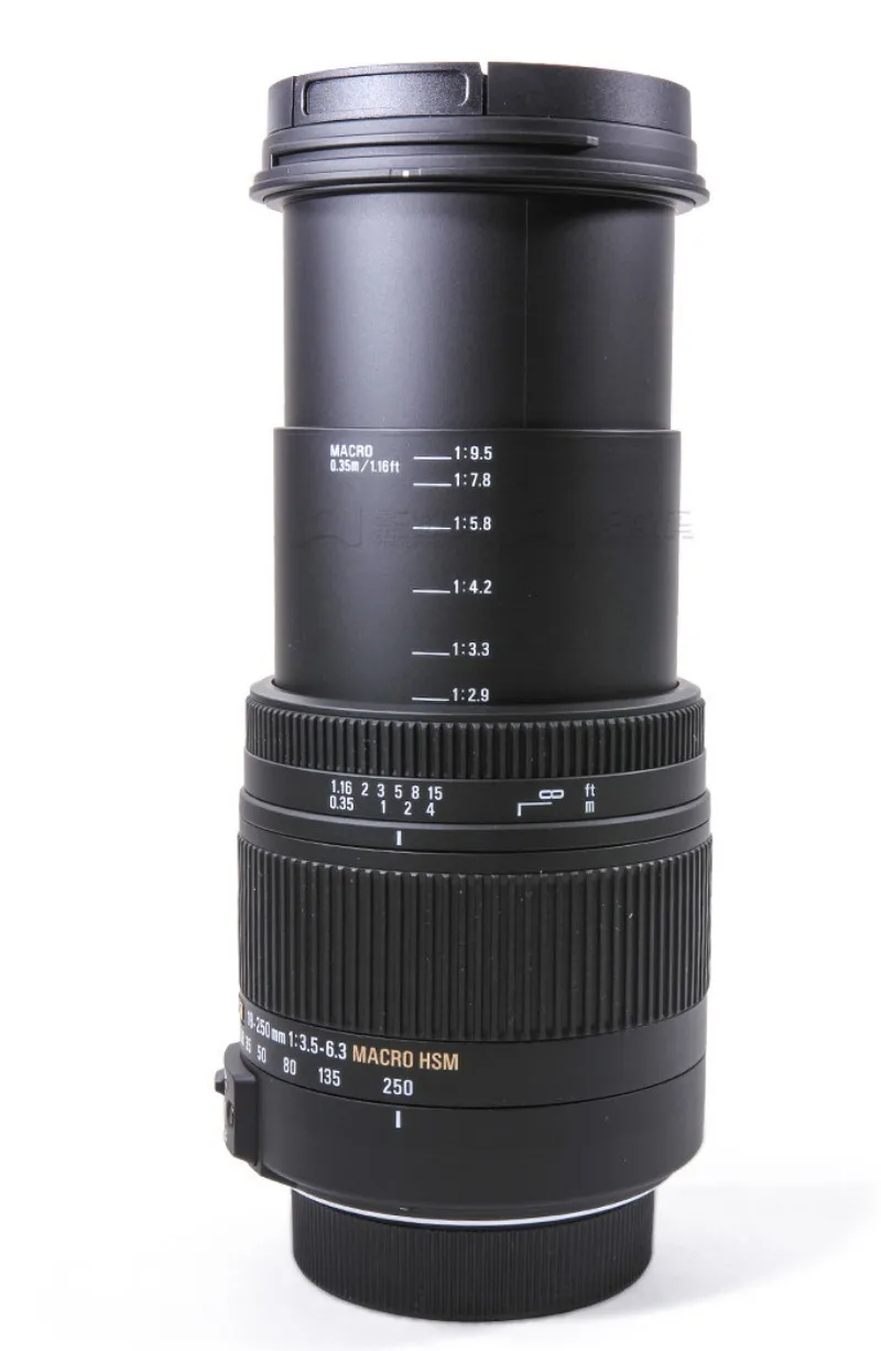 Sigma 18 250mm F3.5 6.3 DC Macro OS HSM Lens for Canon 600D 