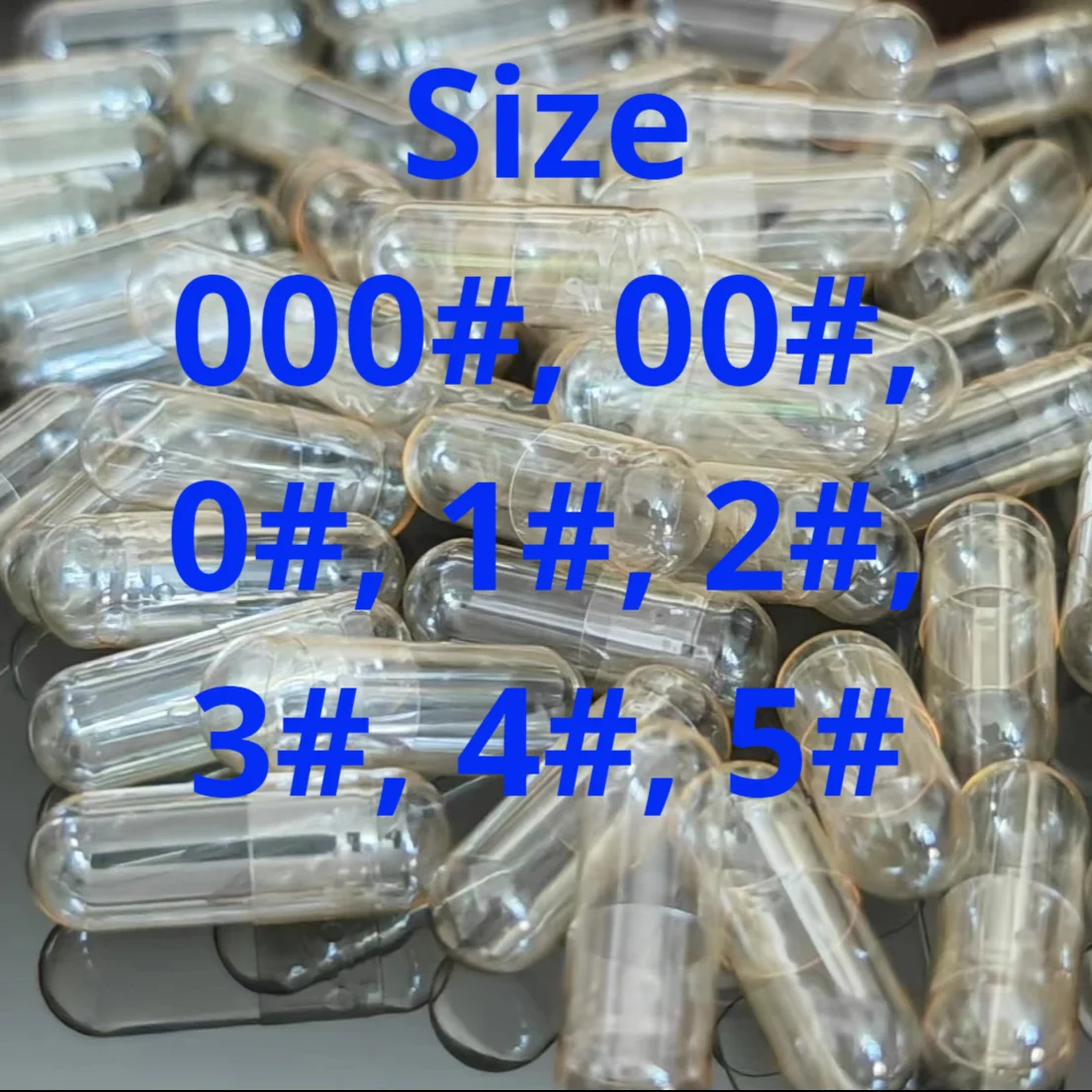 10000PCS 000#,00#,0#,1#,2#,3#,4#,5# Medical Empty Capsule Capsule Shell Gelatin Empty Capsule Capsule Case Pill Granule Packaging