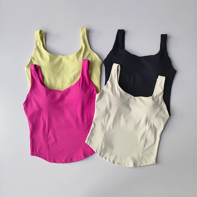 Femmes Sexy Sport soutien-gorge culture hauts bustier tubulaire soutien-gorge femme Streetwear sans manches Camis sans couture Sport Lingerie t-shirt haut court gilet de Sport 1