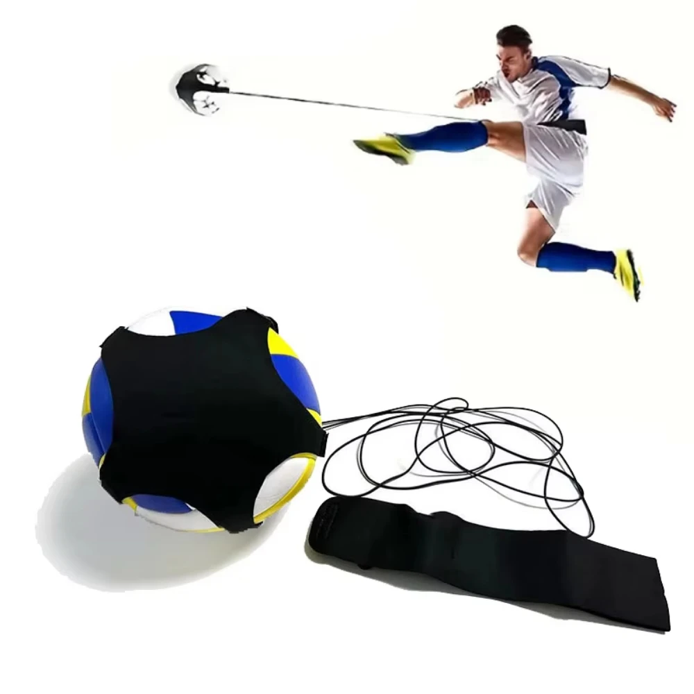 Hands-Free Football Kick Trainer with Elastic Belt