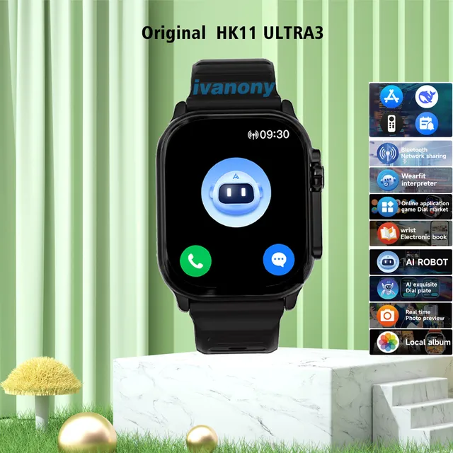 Smart Watch HK11 Ultra3 Schedule Reminder Support TWS