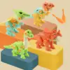 4Pcs Take Apart Dinosaur Toys Kit Christmas Gifts Building Toy for Toddlers 1
