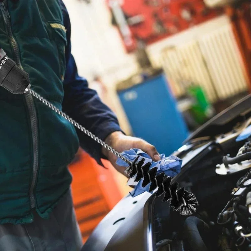 5/1pcs Valve Carbon Cleaning Brushes for Air Door Carbon Deposits Car Engine Air Inlet Wash Tool Brush Car Detail Cleaning Brush