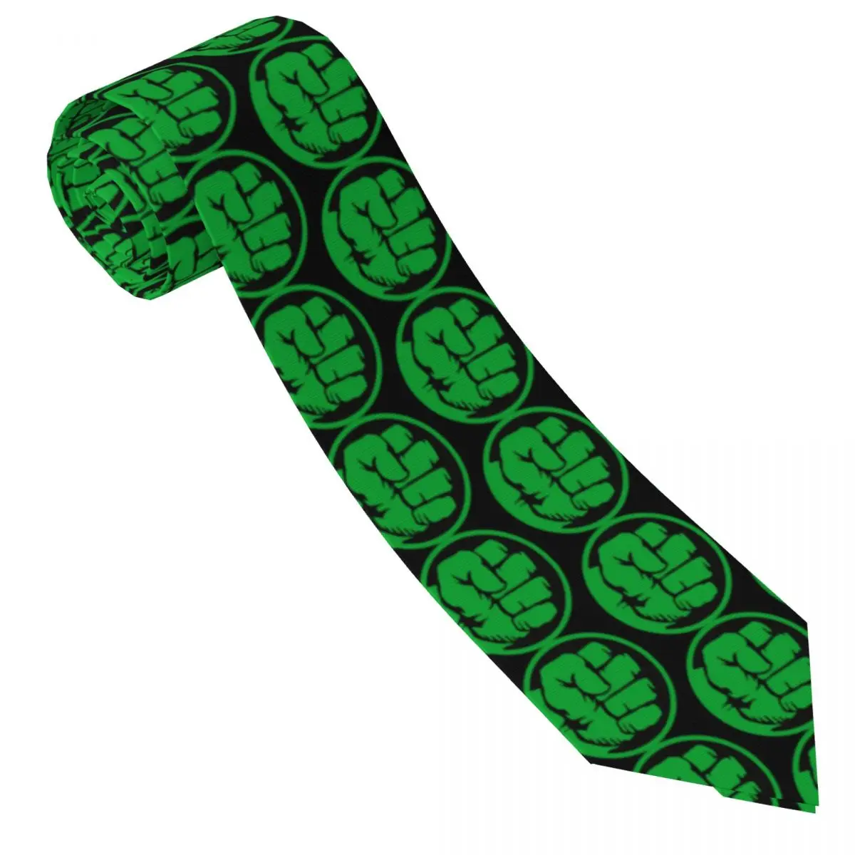 Superhero Neck Ties Men Hulk Sympol Silk Tie for Father's Day