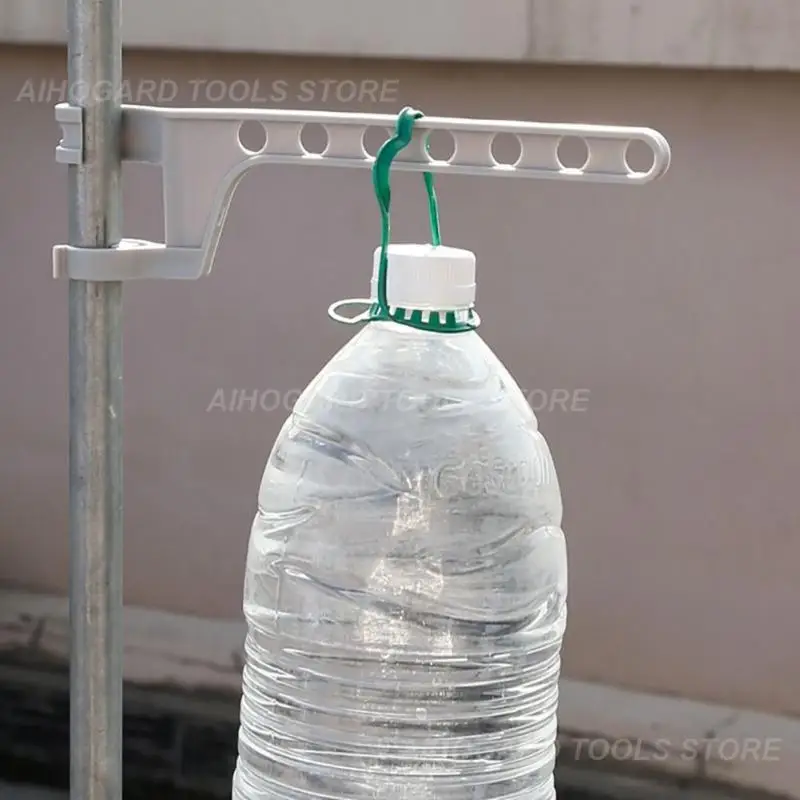 Non-slip Hanging Clothes Drying Rack Removable Storage Racks Seven-hole Porous Clothes Organizer Clothes Hanger Large-capacity 4