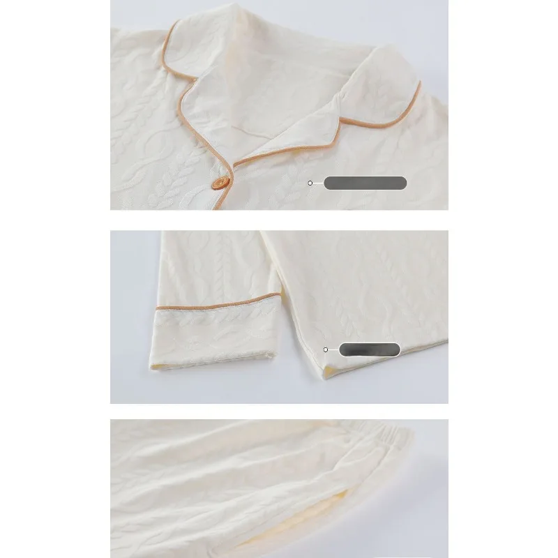 Couple Pajamas Long Sleeves Pants Sleepwear Spring Autumn Women Loungewear Suit Men Oversize Loose Home Clothes Set Youth Nighty