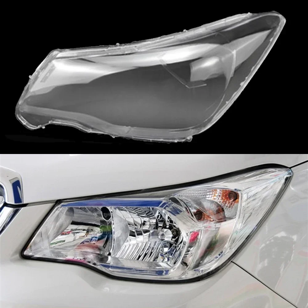 

For Subaru Forester Head Lamp Light Case Front Headlight Lens Cover Lampshade Glass Lampcover Caps Headlamp Shell 2013 2014 2015