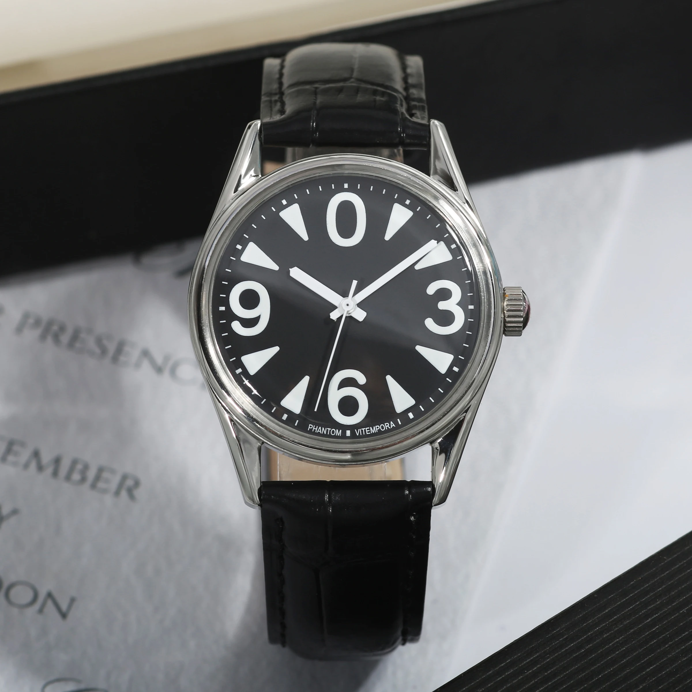 38mm Manual Winding Mechanical Watch 7120 Men's Watch Waterproof Chinese Men's