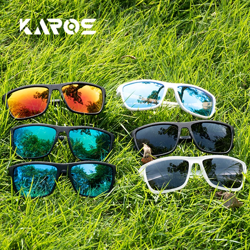 Polarized sunglasses KAROS Fashion Polarized Cycling Sunglasses Men Women UV400 Sun Glasses Sports Goggle Camping Hiking Bicycle Eyewear Equipment
