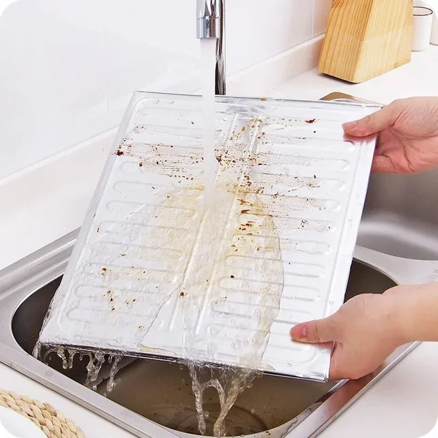 Kitchen Cleaning Tools Stove Oil-Proof Splash Guard Board Article for The Kitchen Removable Cooking Frying Oil Gas Kitchenware 5