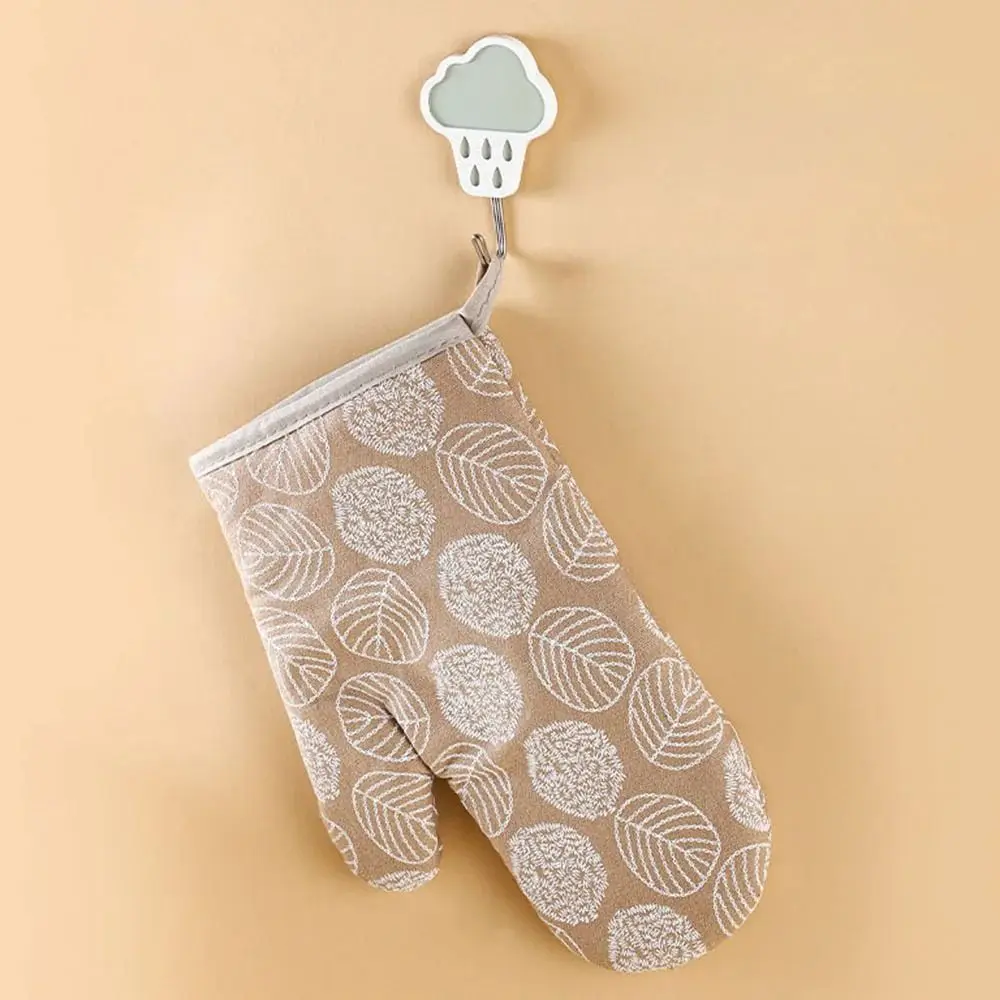 1pc Thickened Microwave Gloves Anti-scald Kitchen Tools Heat Resistance Oven Mitts Portable Baking Accessories