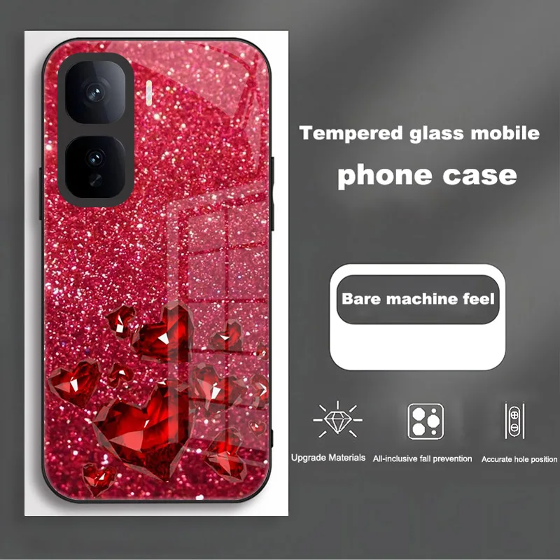 Enhanced Tempered Glass Protective Phone Case and Back Cover