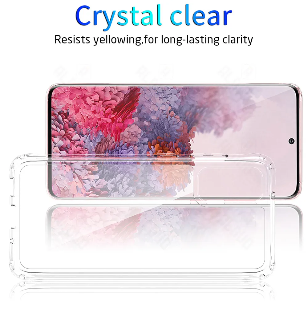 Clear Case for Samsung Galaxy S20 FE S21 FE S22 ultra S21 plus Note 20 S10 lite A50 A70 A71 A53 A73 A31 A32 A11 Cases Cover samsung flip phone cute