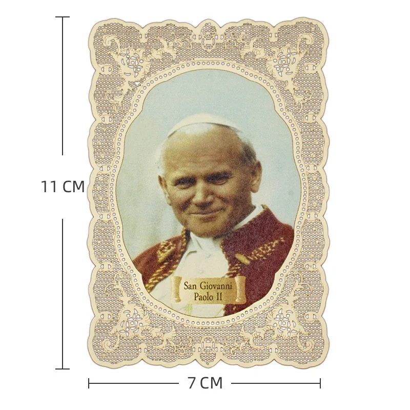 Papa Francesco Paper Bookmark Christ Religious Figures Icons Articulos Religiosos Catolico Church Gift