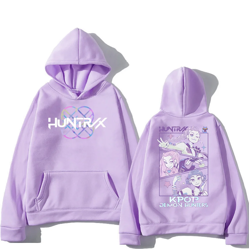 KPop Demon Hunters Hoodie Unisex - Anime Druck Kapuzenpullover Streetwear Oversize