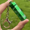 Embossed Aluminum Alloy Jar Medicine Box herb Box With Keychain Storage Tank Container Jars Smoking Accessories 4