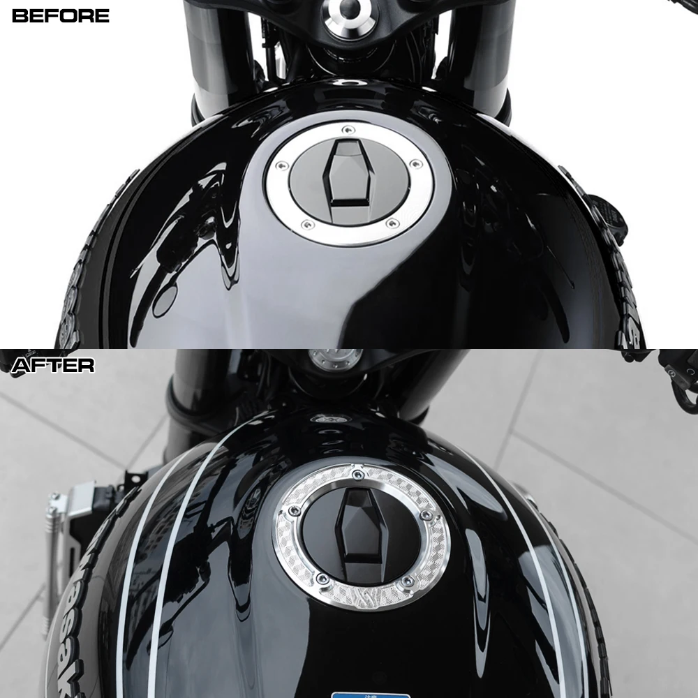 Z900RS ビレットタンクキャップ　（鍵付き） タンクキャップリングカワサキ Z900RS/カフェ 2018-2024