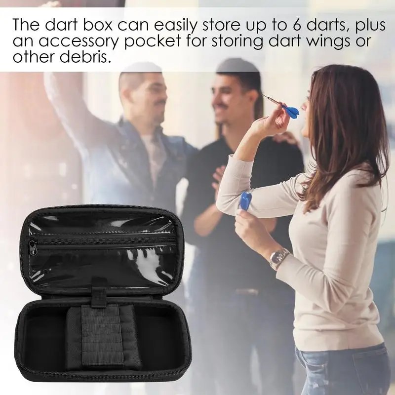 Custodia Per Freccette In EVA - Organizer Rigido Per 3 Freccette E Accessori, Nero, Ideale Per Trasporto - Foto 5