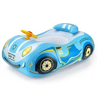 New Cool Car Kids Swimming Seat Float Ring Inflatable Infant Floating For Summer Kids Swim Boat Circle Toddler Bathing Water Toy 2
