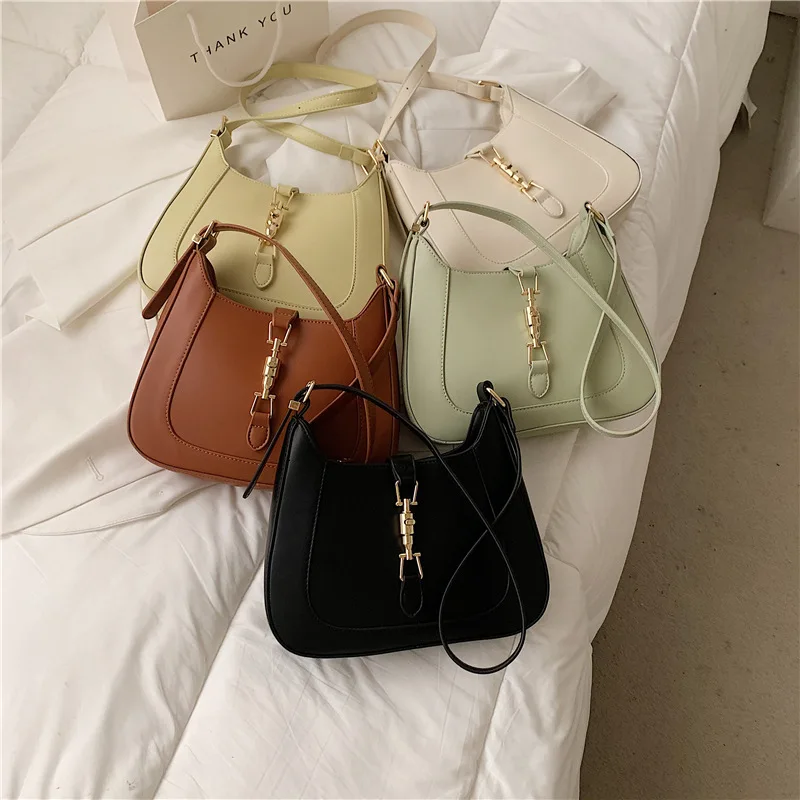 Top Quality Luxury Brand Purses and Handbags Designer Leather Shoulder  Crossbody Bags for Women Dual Straps Underarm Sac A Main - AliExpress