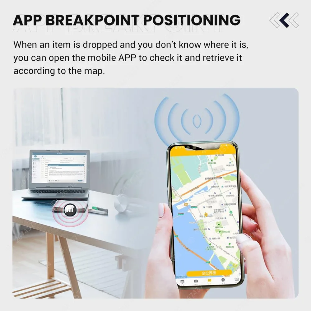 Smart Bluetooth Locator Xiaomi Portable Bluetooth Tracker Key Finder Smart Location Device Compact for Keys Wallet Pets Baggage for Tracking Belongings