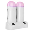 Cartridge Wax Roller Wax Warmer Double Cartridge Wax Depilatory Roller Warmer Heater Waxing Body Hair Removal Machine