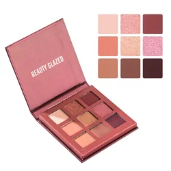 Beauty GLAZED 9 - Color Shimmer & Matte Waterproof Eyeshadow Palette (M)