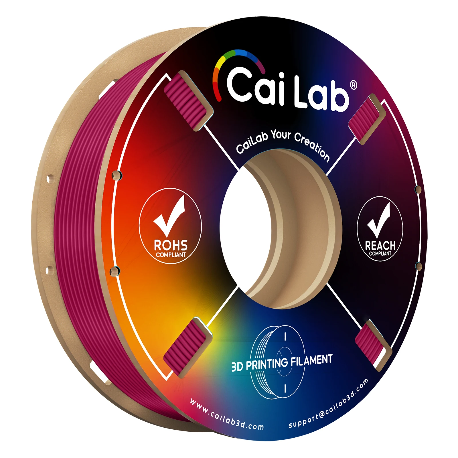 CaiLab PLA 1.75mm 200g filament for 3D printing compatible with FDM printers