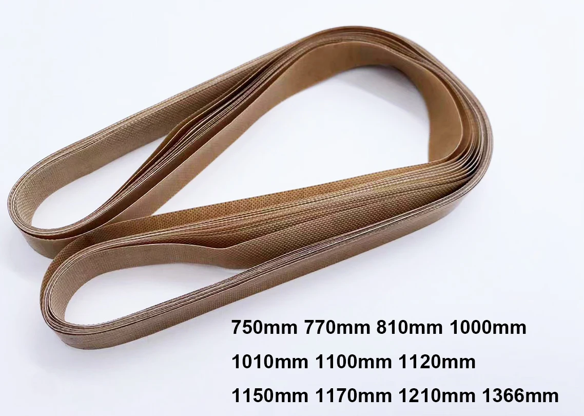 10pcs 750 777 770 810 1120 1210 1366mm PTFE sealing belt for FR-900 FR-770 FR-980 FRM-1120 FR-810 Plastic Bag Sealing Machine