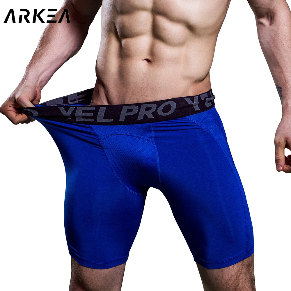 

2023 Спортивные Компрессионные шорты, эластичные шорты, трико, быстросохнущие облегающие мужские спортивные шорты для бега и фитнеса