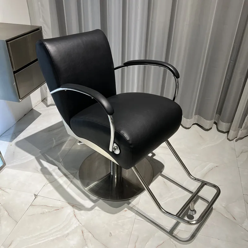 Lash Tattoo Barber Chair Makeup Wheel Modern Luxury Metal Professional Barber Chair Styling Silla De Barbero Furnitures Hdh