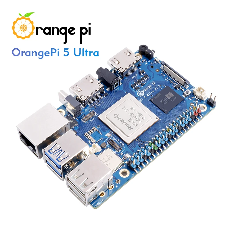 Orange Pi 5 Ultra 16GB LPDDR5 Ram RK3588 Rockchip Development Board WIFI 6E+BT5.3 With M.2 HDMI In Port OPi5 Ultra single board computer,mini development board