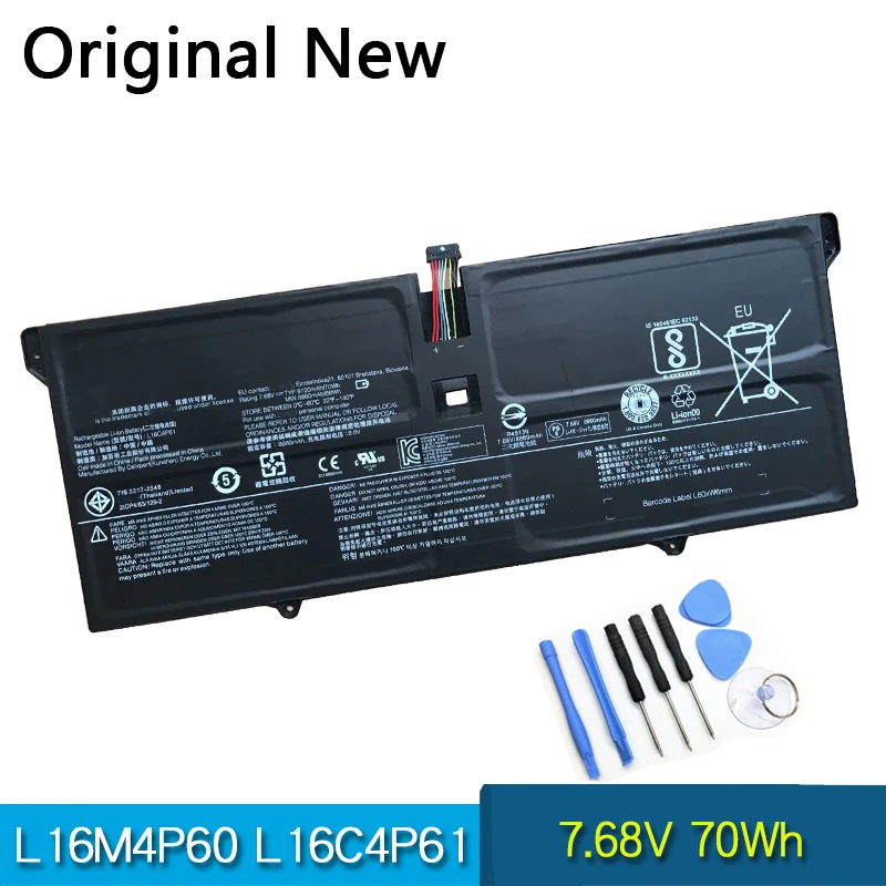 

NEW Original Battery L16M4P60 L16C4P61 5B10N01565 5B10N17665 For Lenovo YOGA 920 YOGA 6 Pro-13IKB Yoga 920-13IKB 80Y7002XGE